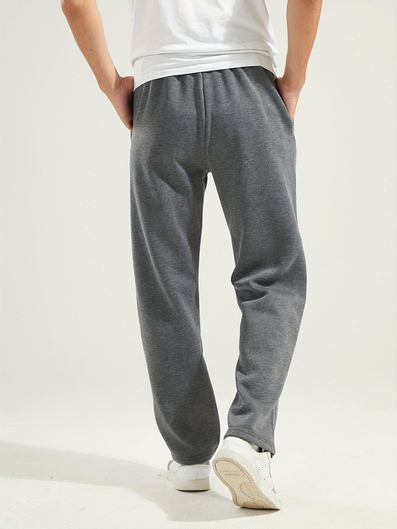 Men's Fall\u002FWinter Casual Knit Joggers - Comfortable, Durable, and Stretch-Fit Sweatpants with Pockets