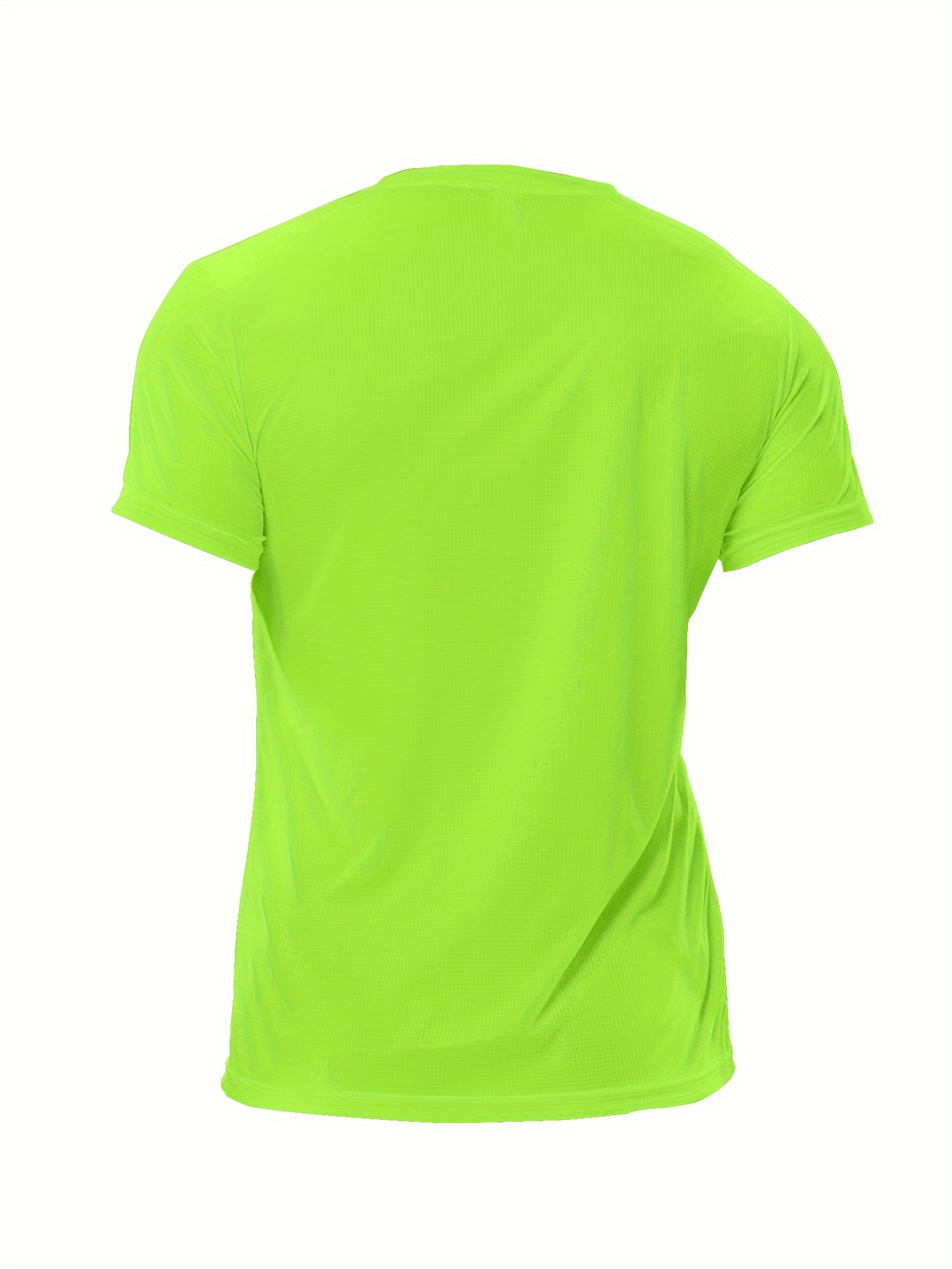 Mens Performance Short Sleeve T-Shirt - Quick Drying, Lightweight & Breathable - Ideal for Running, Training, Fitness, Gym - Solid Color, Comfortable Fit, Everyday Workout Gear