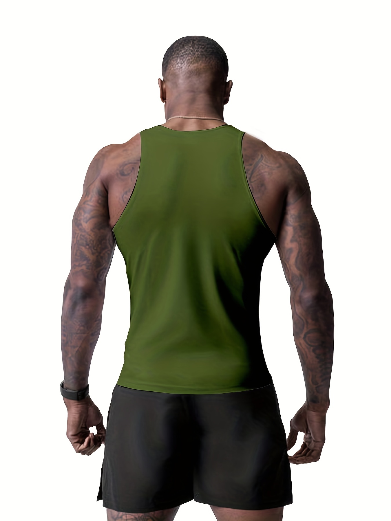 Mens Breathable Performance Tank Top - Muscle-Fit, Quick-Dry Fabric - Sleeveless Gym Wear for Training & Bodybuilding